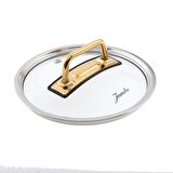 Jumbo 500.01.01.8424 Assos 3'Lü Titanyum Gold Midi Sahan Seti