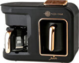 Jumbo Hatır Plus Mod 5 In 1 Black Copper Çay ve Kahve Makinesi