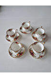 Old Country Roses England ANTIQUE Bone China Double Size Coffee Cup & Saucer