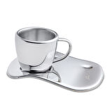 Jumbo Timeless Wavy Double Wall 2 Kişilik Kahve Fincan Takımı