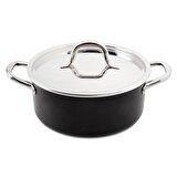 Jumbo Swiss Crystal Black Tencere Seti 7 Parça