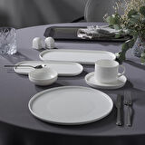 Jumbo Verdance 26 Parça 6 Kişilik Kahvaltı Takımı Beyaz