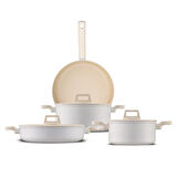 Jumbo Clermont 7 Parça  İndüksiyon Tabanlı Tencere Seti