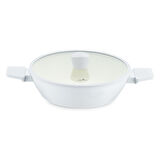 Jumbo Swiss Crystal Light Grey Basık Tencere 26 cm