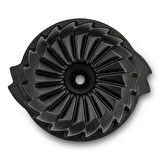 Jumbo Shark Ceramic Black Yuvarlak Kek Kalıbı