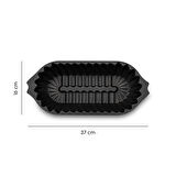 Jumbo Shark Ceramic Black Baton Kek Kalıbı