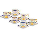 Jumbo Raven 6 Kişilik Kahve Fincan Takımı