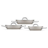 Jumbo Swiss Crystal Bej 6 Parça Sahan Seti