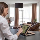 Ahşap Kitap Okuma Standı Tablet Standı Kitap Tutucu Rahle (Erik)
