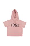 KIZ ÇOCUK KISA KOLLU SWEATSHIRT