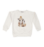 KIZ ÇOCUK BASKILI SWEATSHIRT