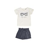 Best Kids Kalp Baskılı 2li Takım BEST-2357534
