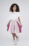 KIZ ÇOCUK KOLLARI VOLANLI BLUZ BK22YK9564