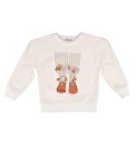 KIZ ÇOCUK BASKILI SWEATSHIRT 