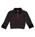 KIZ ÇOCUK PELUŞ DETAYLI SWEATSHIRT 