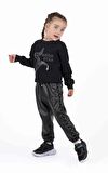 KIZ ÇOCUK PÜSKÜL DETAYLI SWEATSHIRT 