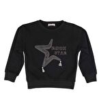 KIZ ÇOCUK PÜSKÜL DETAYLI SWEATSHIRT 