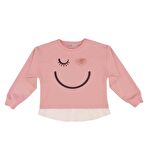 KIZ ÇOCUK BASKILI SWEATSHIRT 