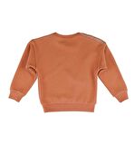 KIZ ÇOCUK FİYONK DETAYLI SWEATSHIRT