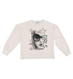 KIZ ÇOCUK BASKILI SWEATSHIRT 