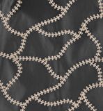 KIZ ÇOCUK DERİ İŞLEMELİ ELBİSE 