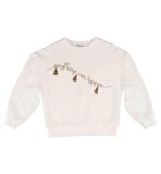 KIZ ÇOCUK PÜSKÜL DETAYLI SWEATSHIRT 