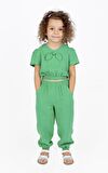 KIZ ÇOCUK LASTİKLİ JOGGER PANTOLON