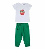 KIZ BEBEK FİYONKLU PANTOLON TAKIM