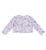 KIZ ÇOCUK DESENLİ CROP CEKET 