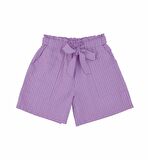 KIZ ÇOCUK KUŞAKLI ŞORT 