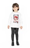 KIZ ÇOCUK BASKILI SWEATSHIRT 