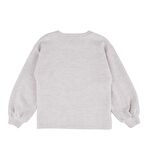 KIZ ÇOCUK İŞLEMELİ SWEATSHIRT 