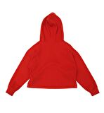 KIZ ÇOCUK KAPÜŞONLU PONPONLU SWEATSHIRT