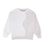 KIZ ÇOCUK ÇİFT RENKLİ SWEATSHIRT