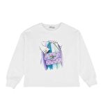 KIZ ÇOCUK BASKILI SWEATSHIRT 