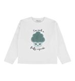 KIZ ÇOCUK CUPCAKE İŞLEMELİ SWEATSHIRT 
