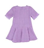 Kız Çocuk Kısa Kollu Tüvit Elbise 