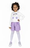 KIZ ÇOCUK KİRAZ DESENLİ SWEATSHIRT
