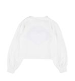 KIZ ÇOCUK KALPLİ SWEATSHIRT 