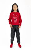 KIZ ÇOCUK PONPONLU SWEATSHIRT 