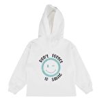 Kız Çocuk Taşlı Kapüşonlu Sweatshırt