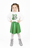 KIZ ÇOCUK BASKILI SWEATSHIRT 