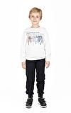 Erkek Çocuk Baskılı Sweatshirt