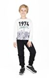 Erkek Çocuk Baskılı Sweatshirt