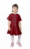 KIZ ÇOCUK KISA KOLLU ELBİSE