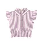 KIZ ÇOCUK ÇİZGİLİ BLUZ