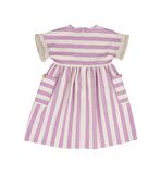 KIZ ÇOCUK ÇİZGİLİ ELBİSE