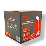 CM 3 Işık Modlu LED Masa Lambası Mandallı, USB Şarjlı, Taşınabilir