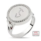 Kuyumcudukkanı ZirkonTaşlı"Akrep Burcu"Yüzük-10433-W-SCORPIO