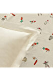 Karaca Home Looney Tunes Carrot Crazy Tek Kişilik Çarşaf Takımı